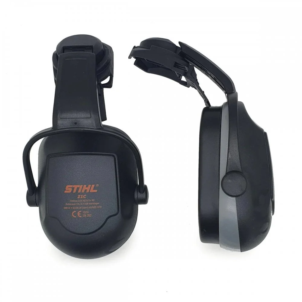 Coppia capsule auricolari nero ricambio casco STIHL Function Basic - immagine 2