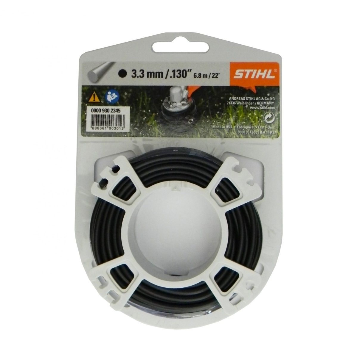 Filo decespugliatore STIHL tondo mm. 3,3 mt. 6 - immagine 2