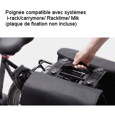 Poignée additionnelle pour sacoche double vélo Basil - immagine 4