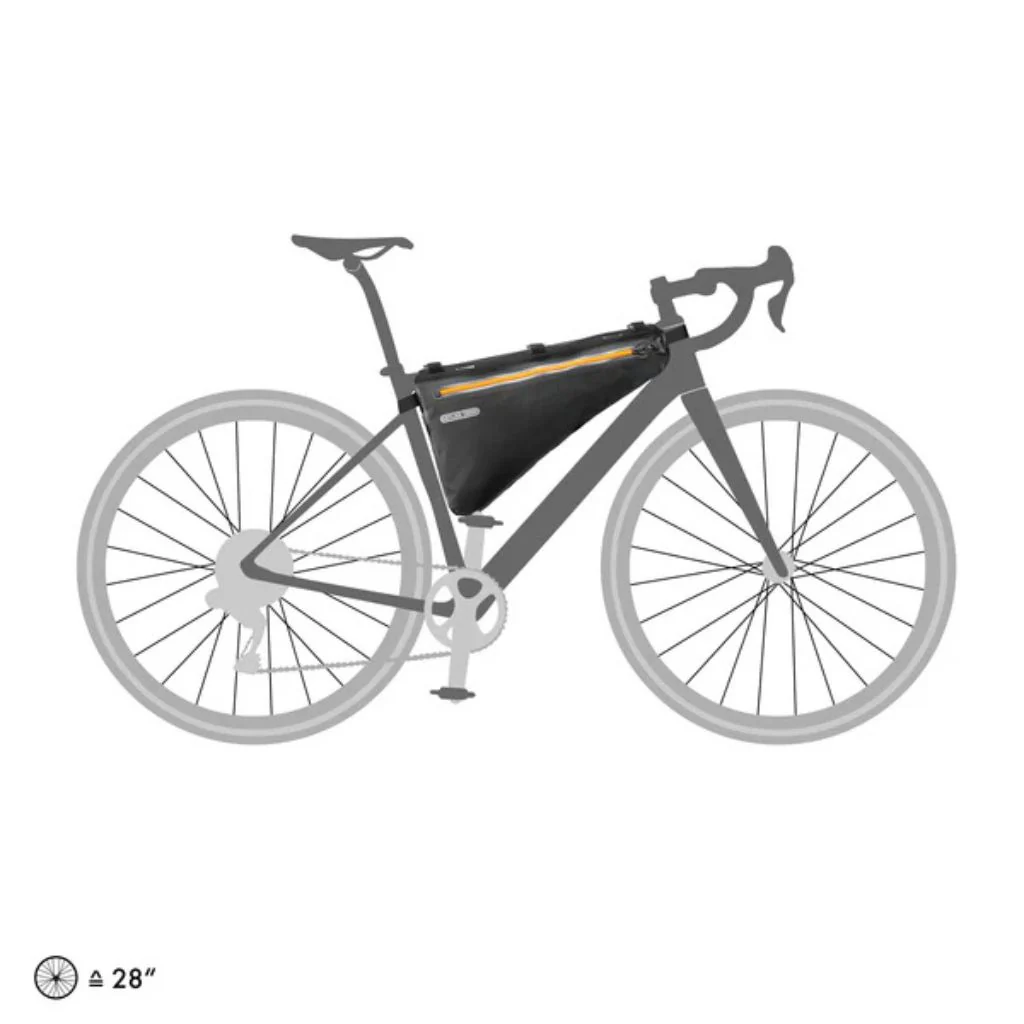 Sacoche de cadre noire bikepacking 6L Ortlieb - immagine 8