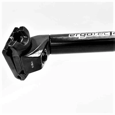 Tige de selle 27.2 noire aluminium avec chariot Patent Ergotec - immagine 3